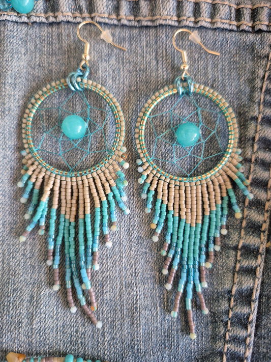 Tropical Beach Collection ⛱️ Dream Catcher Earrings